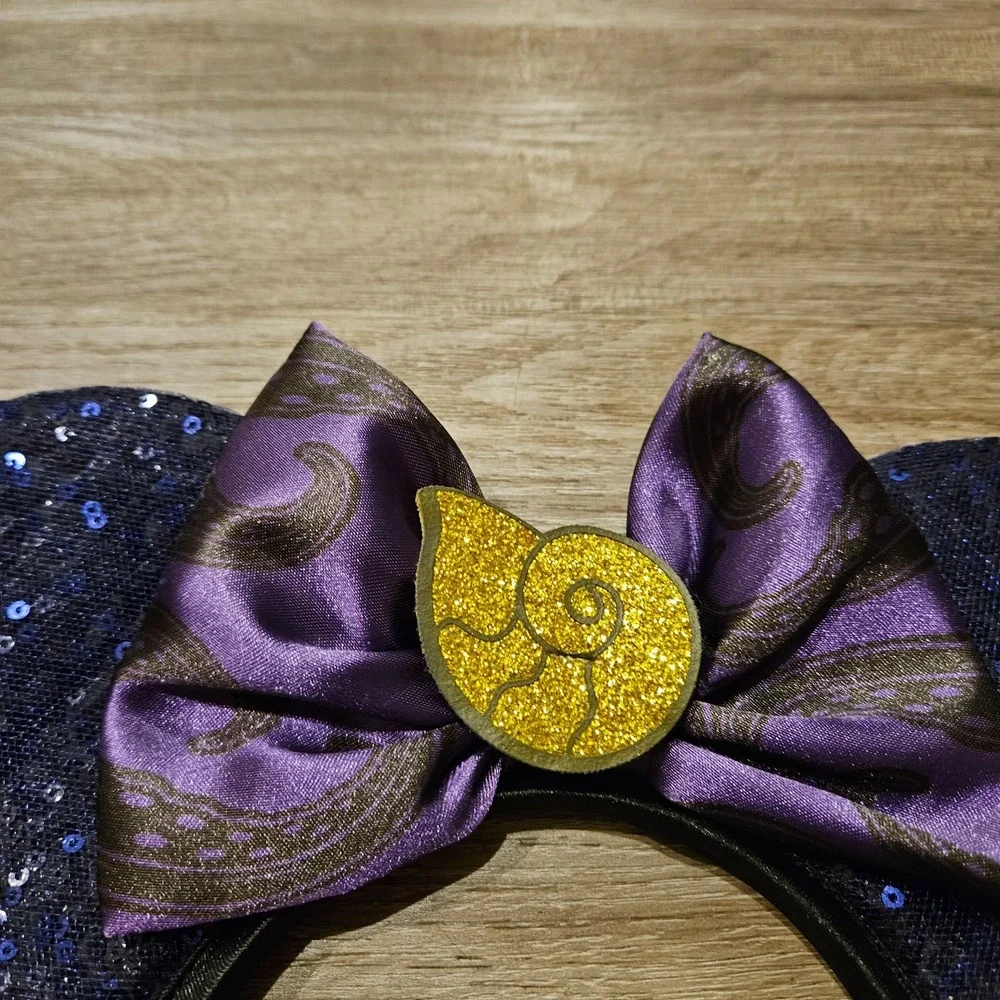 Disney Villains Ursula Minnie Mouse Ears Headband Little Mermaid Disneyland